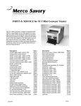 PARTS & SERVICE for ST-1 Mini Conveyor Toaster