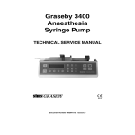 GRASEBY 3400 Infusion Pump Service Manual