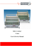 NIM / CAMAC Crates User & Service Manual - W-IE-NE