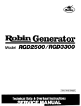 rgd2500 / rgd3300 generator service manual