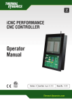 iCNC Performance Operating Manual