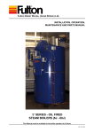 `J` SERIES - OIL FIRED STEAM BOILERS (6J - 60J)