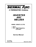 INVERTER ARC WELDER - Victor Technologies
