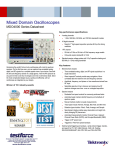 MDO4000 Series Mixed Domain Oscilloscopes Datasheet