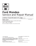 Ford Mondeo Service and Repair Manual