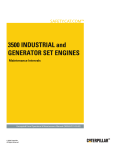 3500 Industrial and Generator Set Engines-Maintenance