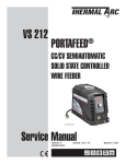PORTAFEED® VS 212 Service Manual