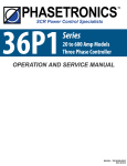 36P1 Operation and Service Manual