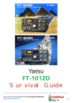 Yaesu FT-101ZD Survival Guide