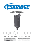 Service Manual 440 SerieS Digger MoDelS example Part