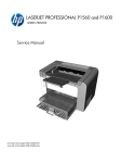 HP LaserJet P1560 P1600 Service Manual