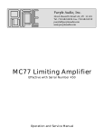 MC77 Manual & Schematic