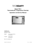 TestEquity TEC1 Thermoelectric Temperature