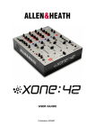 Xone 42 User Guide Issue 1