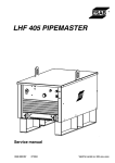 LHF 405 PIPEMASTER - ESAB Welding & Cutting Products