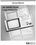 Service Manual - HP 1652b Logic Analyzer Manuals and Disks