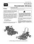 Groundsmaster® 300 Series