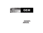 2001-2004 GEM Owners Manual