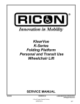 Ricon K-Series Manual - PWT Maintenance Software