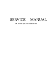 DC Inverter Split one-connected-one machine service manual for
