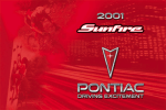 2001 Pontiac Sunfire Owners Manual