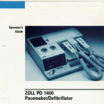 Zoll 1400 Operators Manual