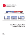 Installation, Operation, and Service Manual