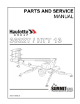 PARTS AND SERVICE MANUAL