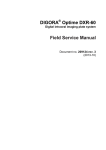DIGORA Optime DXR-60 Field Service Manual
