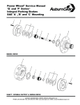 Power Wheel® Service Manual ¨Q¨ and ¨P¨ SeriesTM Integral