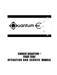 Quantum € Operation and Service Manual