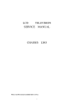 LCD TELEVISION SERVICE MANUAL CHASSIS LS03
