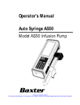 Operator`s Manual Auto SyringeAS50