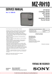 SERVICE MANUAL - MiniDisc Community Page