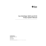 Sun StorEdge 6020 and 6120 Arrays System Manual