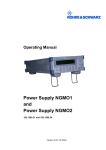 R&S®NGMO Single/Dual Channel Analyzer