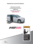 Maintenance/Service Manual - Commercial Wheelchair Lifts