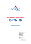E-ITN 10 - manual - Apator Metra България