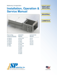 Installation, Operation & Service Manual