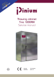 Thawing cabinet Tina 1200RM Service manual