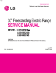 30” Freestanding Electric Range SERVICE MANUAL