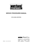 SERVICE PROCEDURES MANUAL