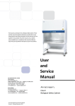 User and Service Manual