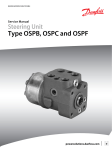 OSPB/OSPC/OSPF Steering Units Service Manual