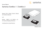 Combics 2 - Precision Weighing Balances Presents Sartorius