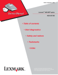 Lexmark 4600 MFP Option Service Manual