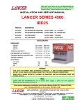 LANCER SERIES 4500 IBD25 - Soda