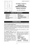 Can Drink and Can/Bottle Satellite Service Manual