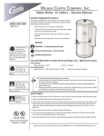 Water Boiler, 10 Gallon – Service Manual