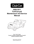 2008-2011 Turf/Carryall Maintenance and Service Manual